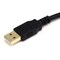 Monoprice USB Type-A to USB Type-A Female 2.0 Extension Cable - 28/24AWG Gold Pl 39927 - alternate 3